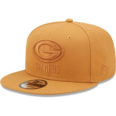 Shop New Era Brown Green Bay Packers Color Pack 9fifty Snapback Hat