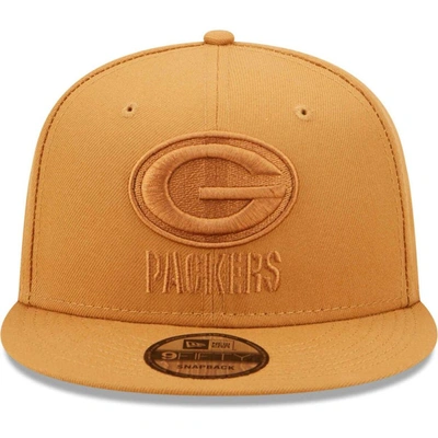 Shop New Era Brown Green Bay Packers Color Pack 9fifty Snapback Hat