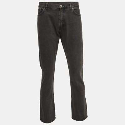 Pre-owned Louis Vuitton Grey Denim Slim Fit Jeans Xxl Waist 38''