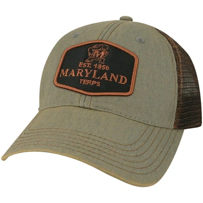 Shop Legacy Athletic Gray Maryland Terrapins Practice Old Favorite Trucker Snapback Hat