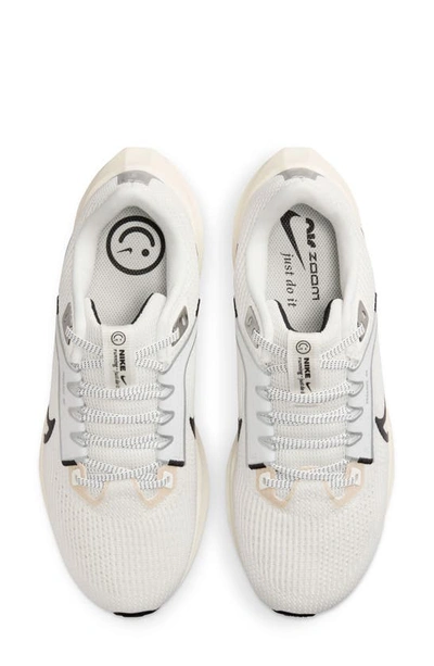 Shop Nike Air Zoom Pegasus 40 Running Shoe In Sail/ Black-coconut Milk-white