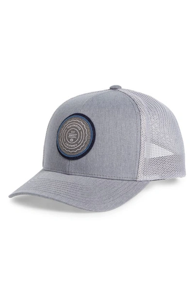Shop Travismathew The Patch Trucker Hat In Grey