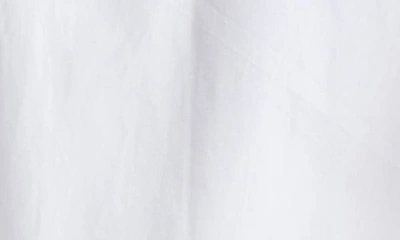 Totême Toteme Oversized Poplin Tux Shirt White In White