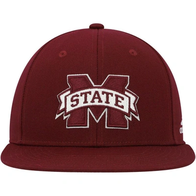 Shop Adidas Originals Adidas Maroon Mississippi State Bulldogs Sideline Snapback Hat