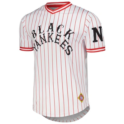 Shop Stitches White Black Yankees V-neck Jersey