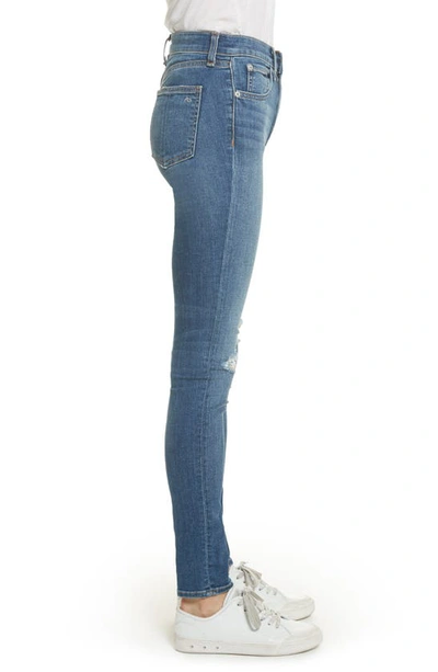 Shop Rag & Bone Ripped High Waist Skinny Jeans In Bonnie