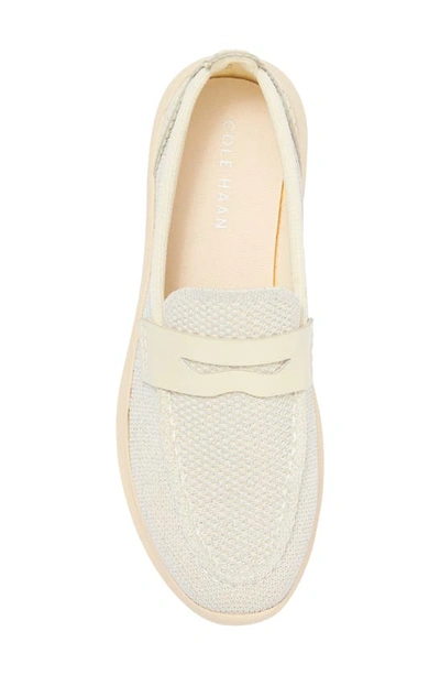 Shop Cole Haan Zerøgrand Metro Stitchlite Loafer In Ivoryy And Sand
