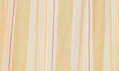Shop Stitchdrop Barefoot Stripe Cotton Dress In Pear