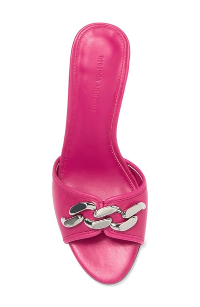 Shop Rebecca Minkoff Curb Chain Sandal In Pink