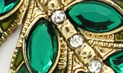 Shop Eye Candy Los Angeles Leaf Drop Earrings In Green