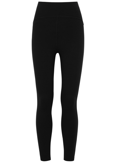 Shop Alaïa Stretch-wool Leggings In Black