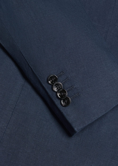 Mango Veste In Bleu Marine Foncé