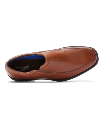 Shop Rockport Men's Isaac Slip On Shoes In Tan