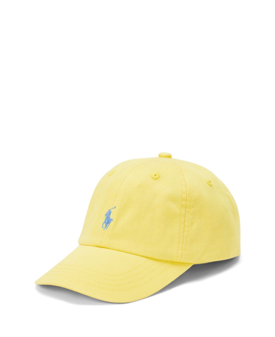 Shop Polo Ralph Lauren Toddler And Little Boys Cotton Chino Ball Cap In Oasis Yellow