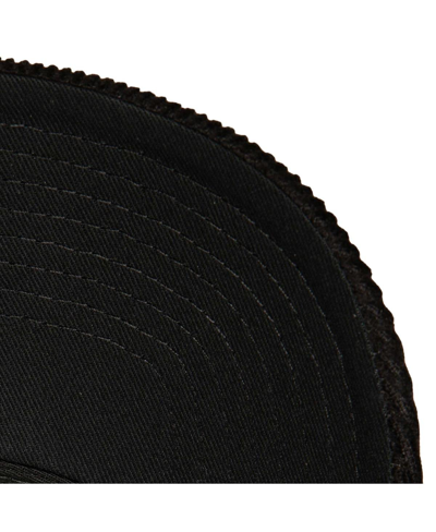 Mitchell & Ness Men's  Black Pittsburgh Penguins Times Up Classic Script Cord Trucker Adjustable Hat In Black