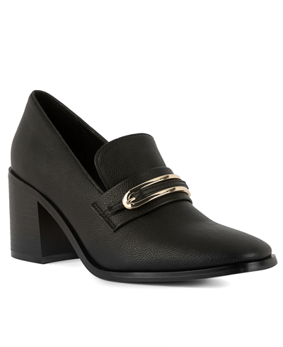 Shop Jones New York Women's Gallie Stacked Loafer Pumps In Black