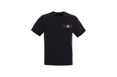 Pre-owned Moncler Grenoble Logo T-shirt Navy