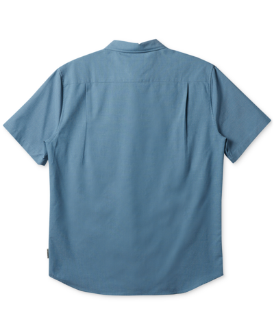Shop Quiksilver Big Boys Shoreline Class Shirt In Blue Shadow