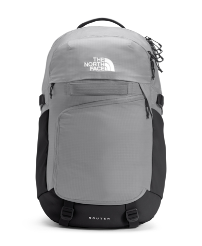 Shop The North Face Men's Router Backpack In Meld Gray,tnf Black