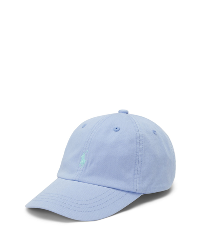 Shop Polo Ralph Lauren Toddler And Little Boys Cotton Chino Ball Cap In Blue Hyacinth