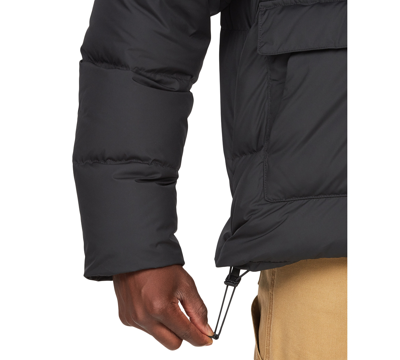 Shop Marmot Men's Stockholm Quilted Full-zip Hooded Down Jacket In Black