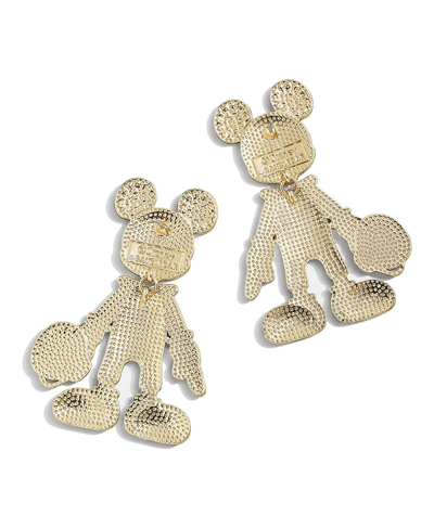 Shop Baublebar Women's  Mickey Mouse Skeleton Earrings In Black