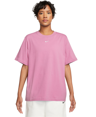 Shop Nike Women's Sportswear T-shirt In Pink Rise