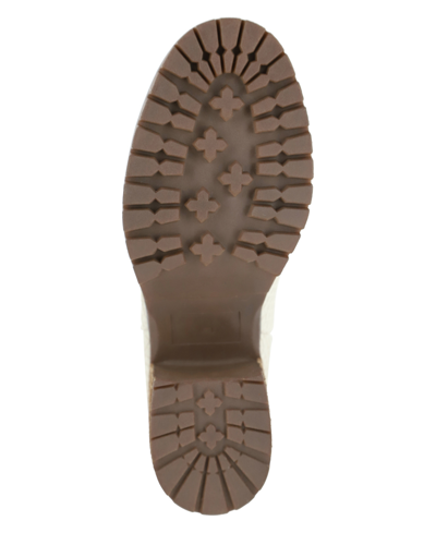 Shop Mia Women's Jody Lug Sole Chelsea Booties In Ivory