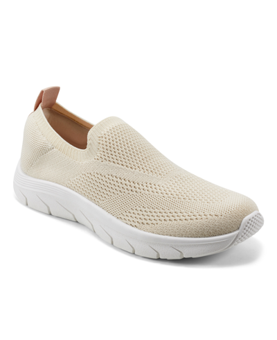 Shop Easy Spirit Women's Valli Round Toe Slip-on Casual Sneakers In Light Natural