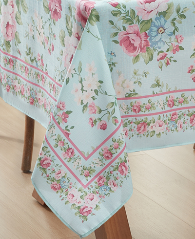 Elrene Vintage-like Floral Garden Tablecloth, 52" X 70" Rectangle In Multi