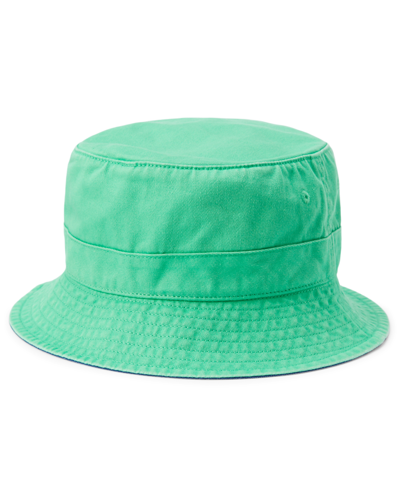 Shop Polo Ralph Lauren Men's Polo Bear Twill Bucket Hat In Classic Kelly