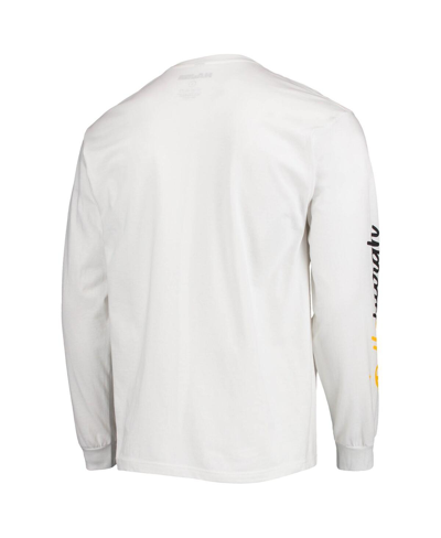 Shop Beast Mode Men's Najee Harris White  Pittsburg Long Sleeve T-shirt