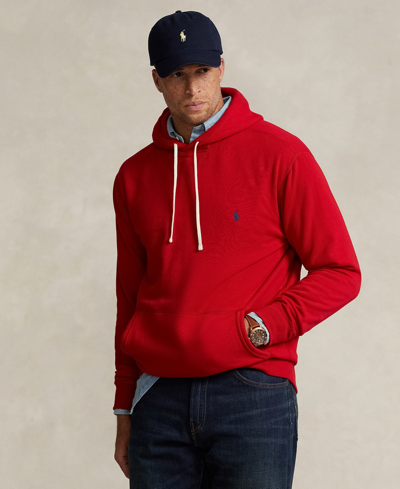 Shop Polo Ralph Lauren Men's Big & Tall Rl Fleece Hoodie In Rl  Red