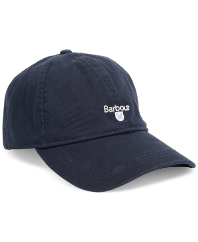 Shop Barbour Men's Cascade Logo Embroidered Sport Cap In Navy