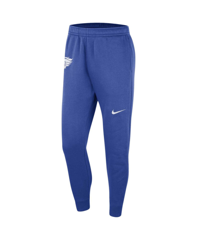 Shop Nike Men's  Royal Kentucky Wildcats Club Fleece Pants
