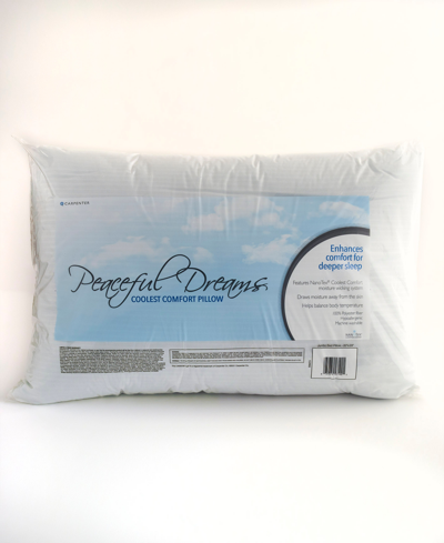 Shop Peaceful Dreams Coolest Comfort Down Alternative Pillow, Jumbo In White
