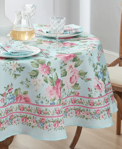 Shop Elrene Vintage-like Floral Garden Tablecloth, 70" X 70" Round In Multi