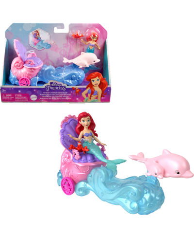 Shop Disney Princess Mermaid Ariel Small Doll & Rolling Chariot Friend In No Color