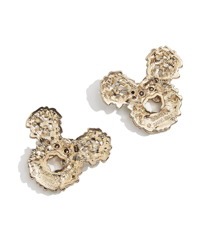 Shop Baublebar Women's  Mickey Mouse Wreath Statement Earrings In Green