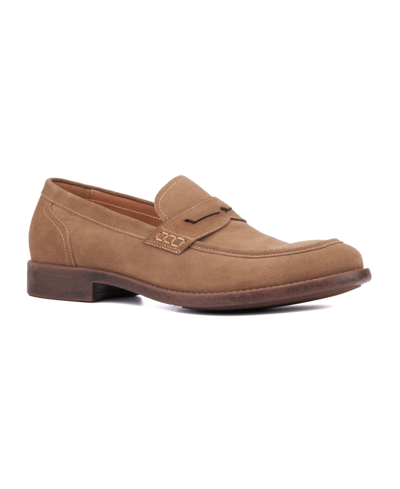 Shop Vintage Foundry Co Men's Harry Dress Loafers In Taupe