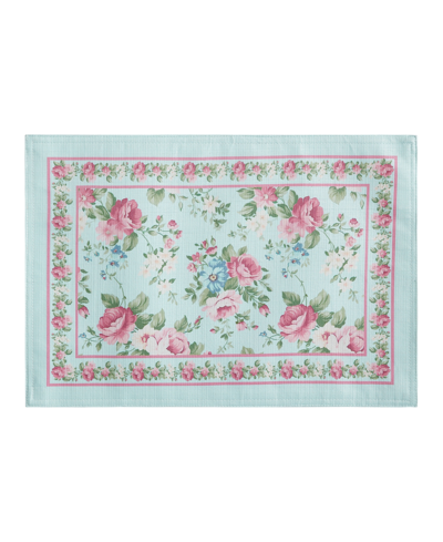 Shop Elrene Vintage-like Floral Garden Placemats, Set Of 4, 13" X 19" In Multi