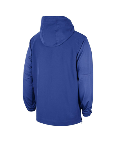 Jordan Men's  Royal Florida Gators Player Half-zip Jacket In Royal