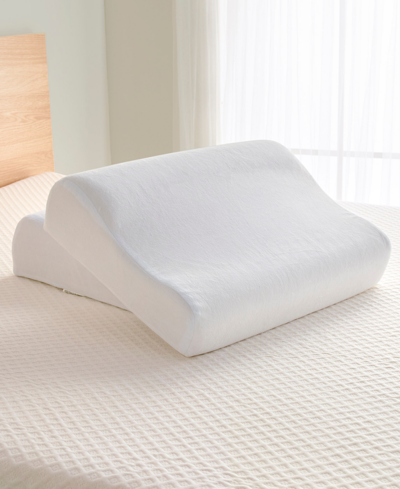 Peaceful Dreams Memory Foam Pillow, Contour In White