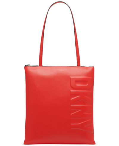 Shop Dkny Tinsley Tote In Chili