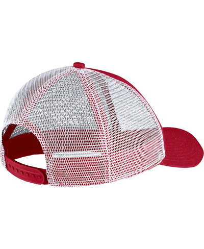 Shop Nike Men's  Crimson Barcelona Classic99 Trucker Snapback Hat