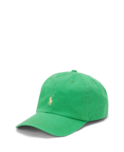 Shop Polo Ralph Lauren Big Boys Cotton Chino Ball Cap In Classic Kelly