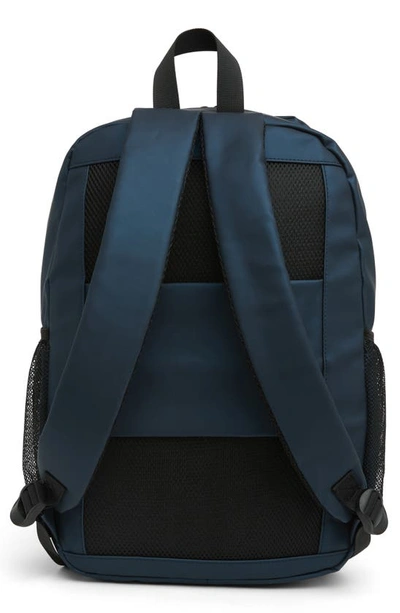 Shop Duchamp Diagonal Zip Backpack In Dark Blue