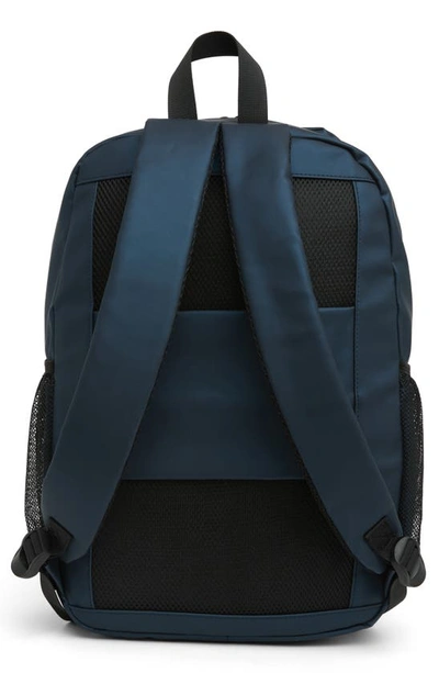 Duchamp Diagonal Zip Backpack In Dark Blue
