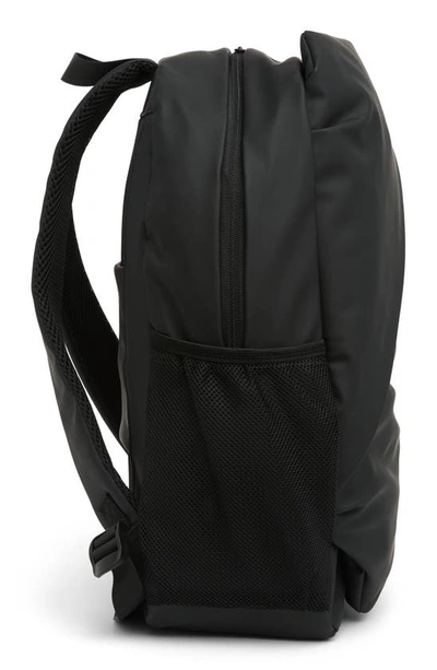 Duchamp Diagonal Zip Backpack In Black