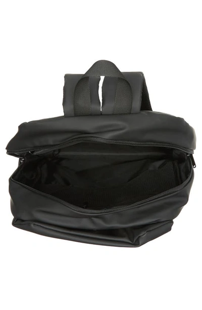 Duchamp Diagonal Zip Backpack In Black